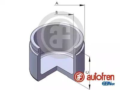 Поршень переднього супорту Mazda 323 C Iv, 323 F Iv, 323 F V, 323 F Vi, 323 S Iv Toyota Camry, Carina E Vi, Ce
