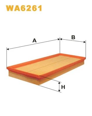 Фільтр повітряний BMW 3, WIX FILTERS (WA6261)