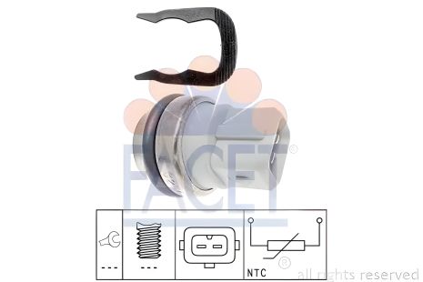 Датчик температури для Kangoo/Trafic/Megane 1.8i/1.9D/2.0i 95-, FACET номер 73254 Датчик температури для Kangoo/Trafic/Megane 1.8i/1.9D/2.0i 95-, FACET номер 73254