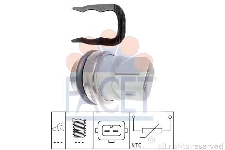 Датчик температури для Kangoo/Trafic/Megane 1.8i/1.9D/2.0i 95-, FACET номер 73254