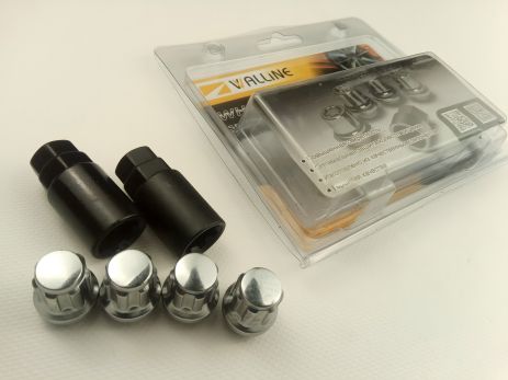 Секретні гайки Walline (412445 H2) М10х1, 25х25, зовніш./конус/закриті Секретні гайки Walline (412445 H2) М10х1, 25х25, зовніш./конус/закриті