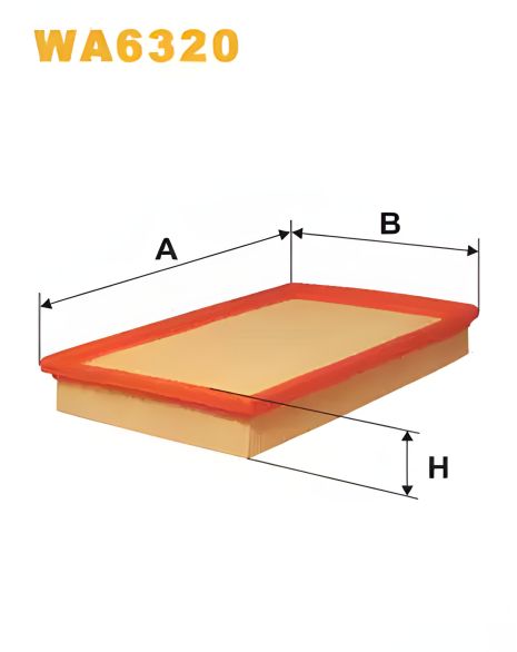 Фільтр SEAT TOLEDO повітряний, WIX FILTERS (WA6320) Фільтр SEAT TOLEDO повітряний, WIX FILTERS (WA6320)