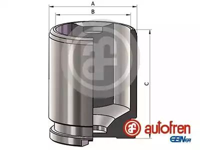 Поршень гальмівного супорту Volvo S60 Ii,Audi A6, A6 Allroad, Q3 Seat Alhambra Vw Passat 1.4-4.4 05.04-, AUTOF