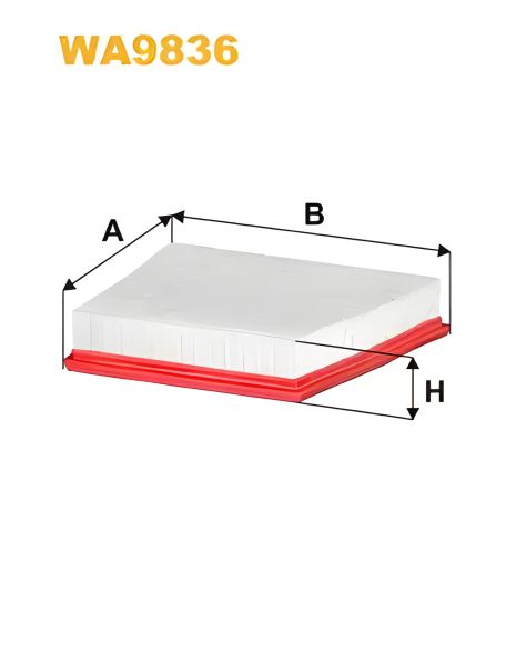 Повітряний фільтр LAND ROVER, JAGUAR XF, WIXFILTRON (WA9836) Повітряний фільтр LAND ROVER, JAGUAR XF, WIXFILTRON (WA9836)