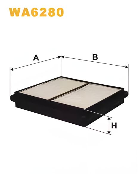 Повітряний фільтр ROVER 400, HONDA CIVIC, WIX FILTERS (WA6280) Повітряний фільтр ROVER 400, HONDA CIVIC, WIX FILTERS (WA6280)