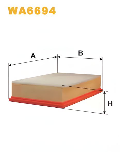 Повітряний фільтр VW POLO, SKODA FELICIA, SEAT CORDOBA, WIX FILTERS (WA6694) Повітряний фільтр VW POLO, SKODA FELICIA, SEAT CORDOBA, WIX FILTERS (WA6694)