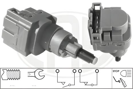 Вимикач датчик стоп сигналу для SKODA OCTAVIA, AUDI TT і FORD GALAXY, ERA (330544)