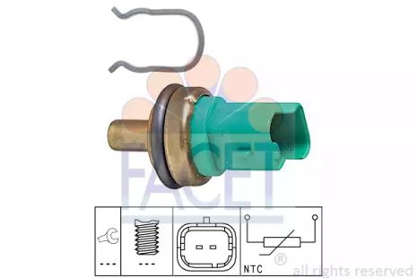 Датчик температури Berlingo/Scudo/ Focus 1.4-2.2d 99-, FACET (73292)