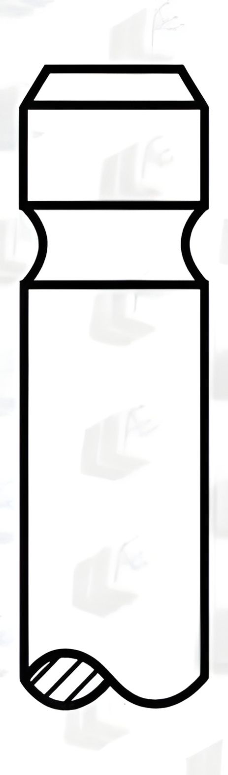 Клапан для двигуна EX CHEVROLET AVEO/LACETTI F14D5/F16D3 27.3X6X101.3 , AE (V98015)