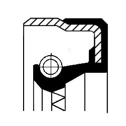 Сальник 45X85,30X8, CORTECO (01032876B)