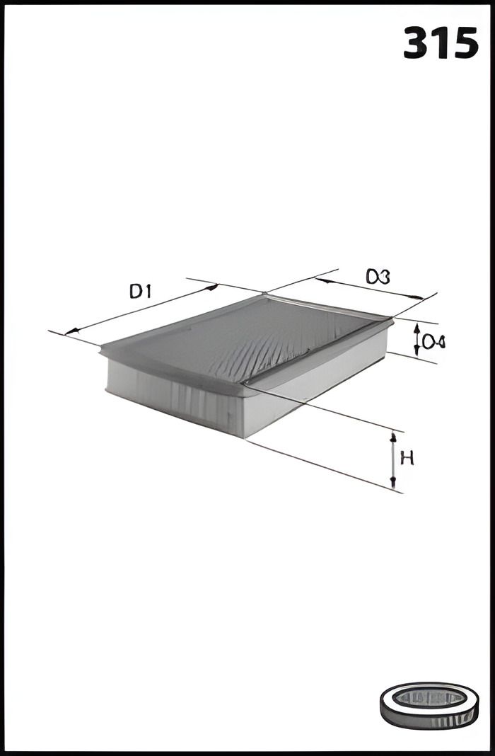 Повітряний фільтр VW LT, MERCEDES-BENZ SPRINTER, MECAFILTER (FA2219) Повітряний фільтр VW LT, MERCEDES-BENZ SPRINTER, MECAFILTER (FA2219)