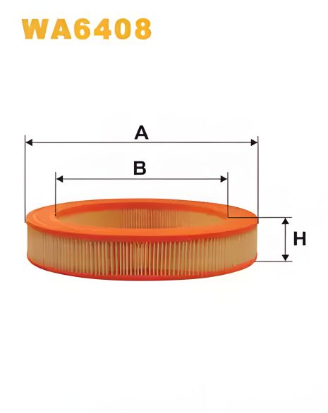 Повітряний фільтр для HYUNDAI PONY, NISSAN MICRA, RENAULT 16 від WIX FILTERS (WA6408) Повітряний фільтр для HYUNDAI PONY, NISSAN MICRA, RENAULT 16 від WIX FILTERS (WA6408)