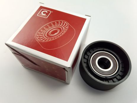 Натяжной ролик ремня генератора для RENAULT dCi, от CAFFARO (500258), пластиковый (117505337R)