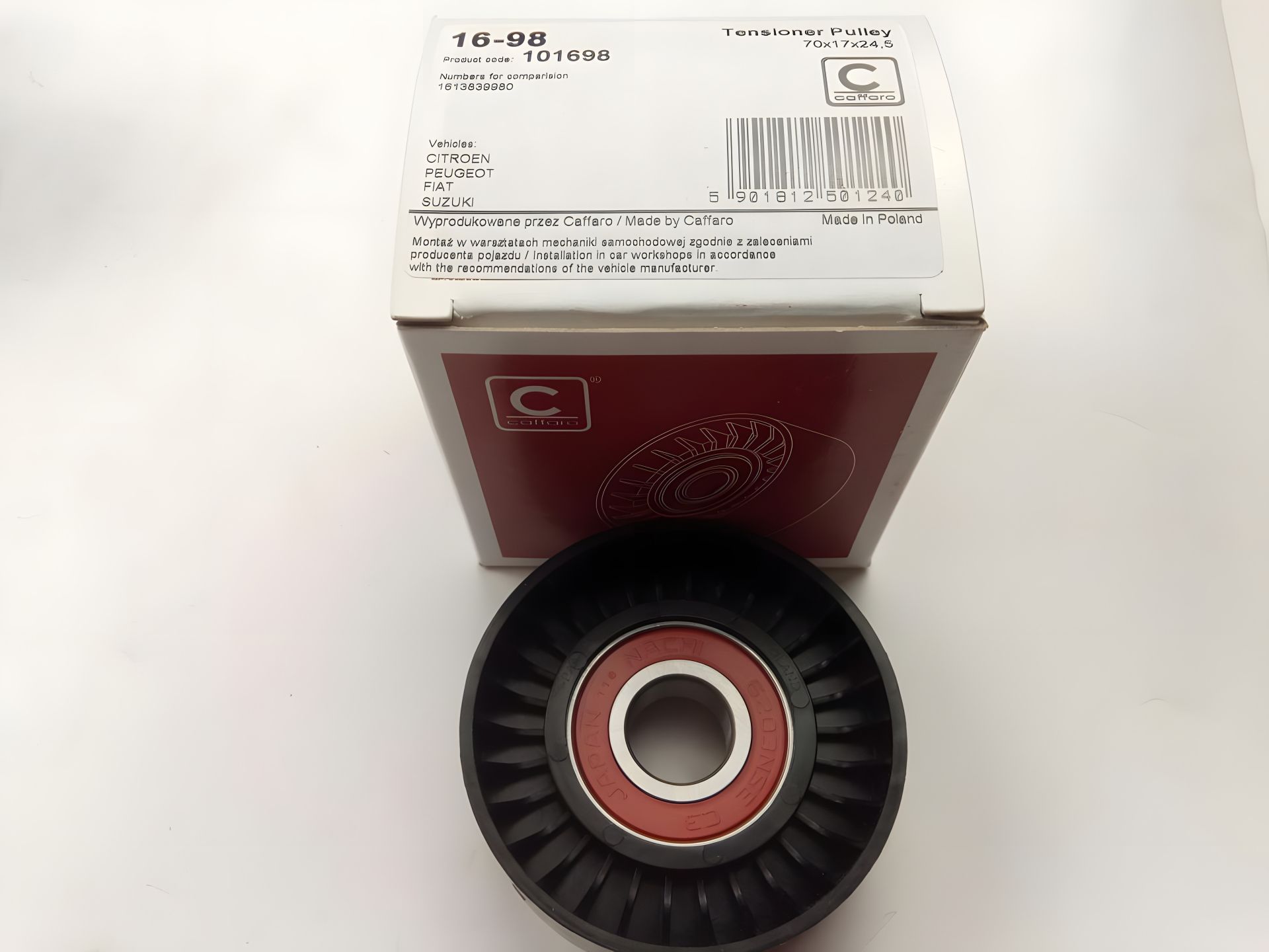 Натяжной ролик ремня генератора для PEUGEOT/CITROEN CAFFARO (16-98) (5751.55) Натяжной ролик ремня генератора для PEUGEOT/CITROEN CAFFARO (16-98) (5751.55)