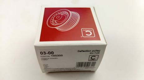 Паразитный ролик ремня генератора Logan -09, CAFFARO (03-00) голый (8200104754)