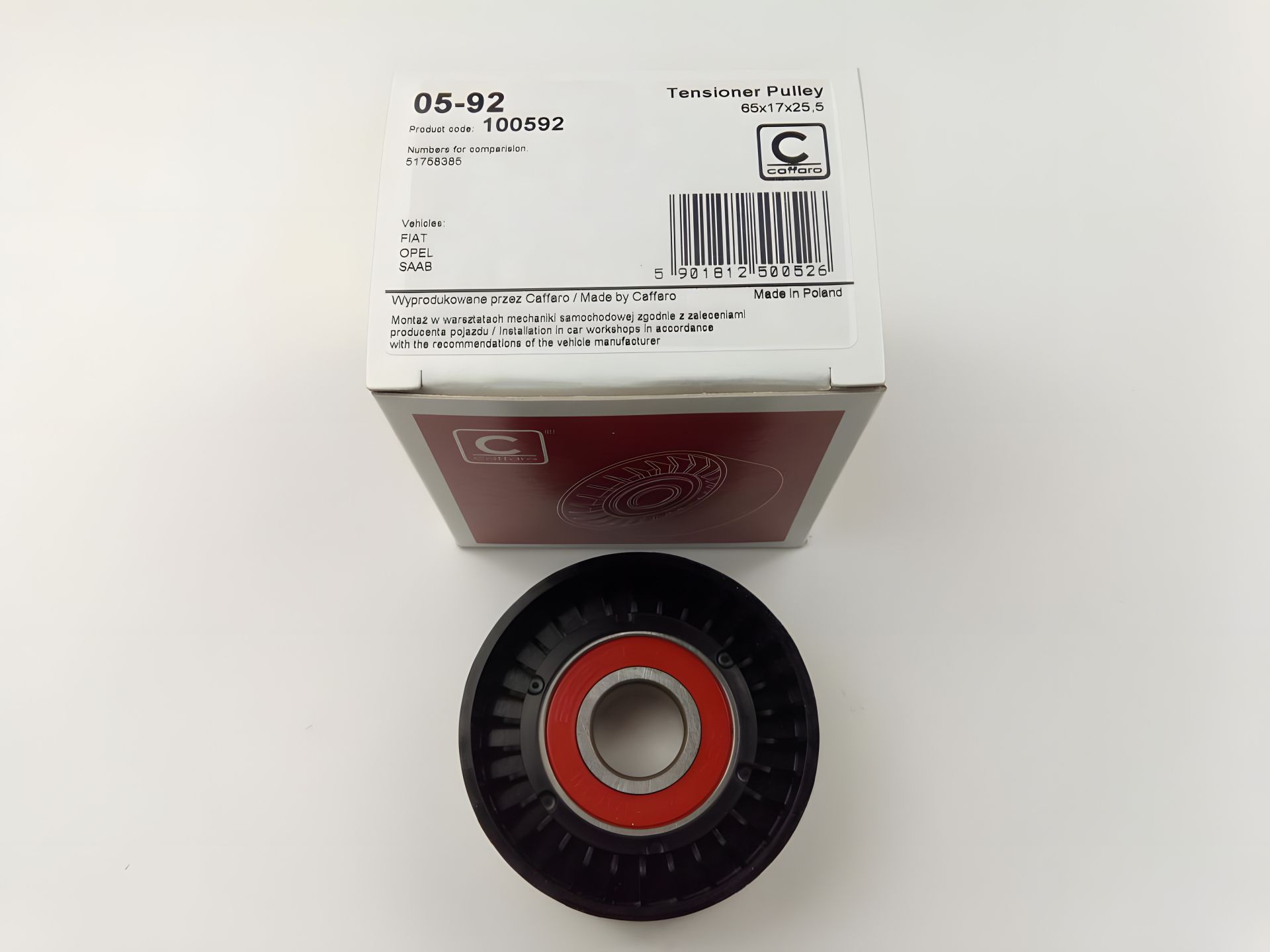 Натяжний ролик ременя генератора FIAT, CAFFARO (05-92) Натяжний ролик ременя генератора FIAT, CAFFARO (05-92)