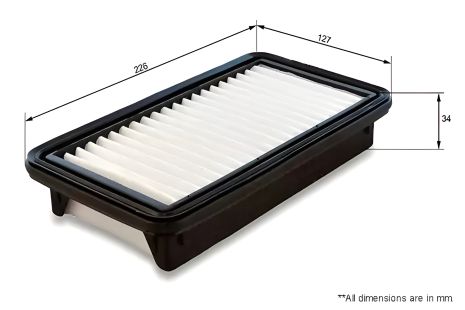 Фільтр повітряний SUZUKI SX4, FIAT SEDICI, COMLINE (EAF673) - Повітряні фільтри