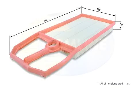 Воздушный фильтр для SKODA OCTAVIA, VW GOLF, SEAT LEON, COMLINE (EAF124)