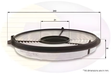 Повітряний фільтр SUBARU JUSTY, SUZUKI SWIFT, COMLINE (CSZ12946)