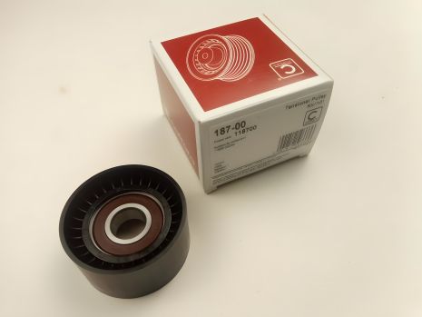 Натяжной ролик ремня генератора для RENAULT, CAFFARO (187-00) пласт. (8200347161)