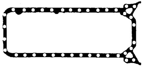 Масляного піддону двигуна прокладка MB m104/603/606, BGA (OP2371)
