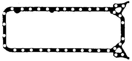 Прокладка масляного поддона двигателя MB M104/603/606, BGA (OP2371) Прокладка масляного поддона двигателя MB M104/603/606, BGA (OP2371)