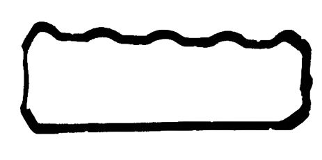 Клапанної кришки прокладка Caddy II 1.9 D/SDI/TDI 95-, BGA (RC1343)