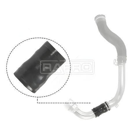 Патрубок интеркулера Megane 1.5 dCi 06-, RAPRO (12539)