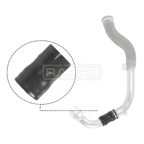 Патрубок интеркулера Megane 1.5 dCi 06-, RAPRO (12539)