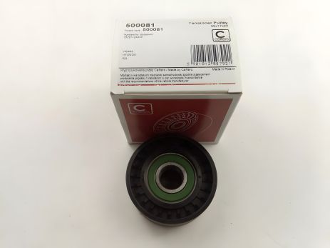 Nатяжний ролик ременя генератора Hyundai/KIA CRDi, CAFFARO (500081) пласт. (25281-2A000)
