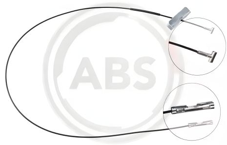 Трос ручного гальма середній для Trafic 11- (1245), A.B.S. (K17242) Трос ручного гальма середній для Trafic 11- (1245), A.B.S. (K17242)