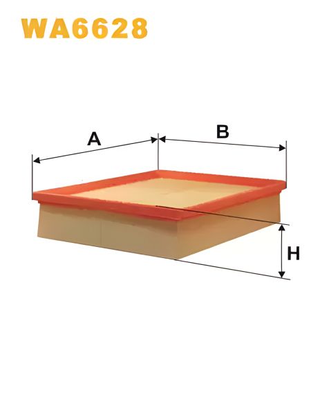 Повітряний фільтр LAND ROVER, WIX FILTERS (WA6628) Повітряний фільтр LAND ROVER, WIX FILTERS (WA6628)