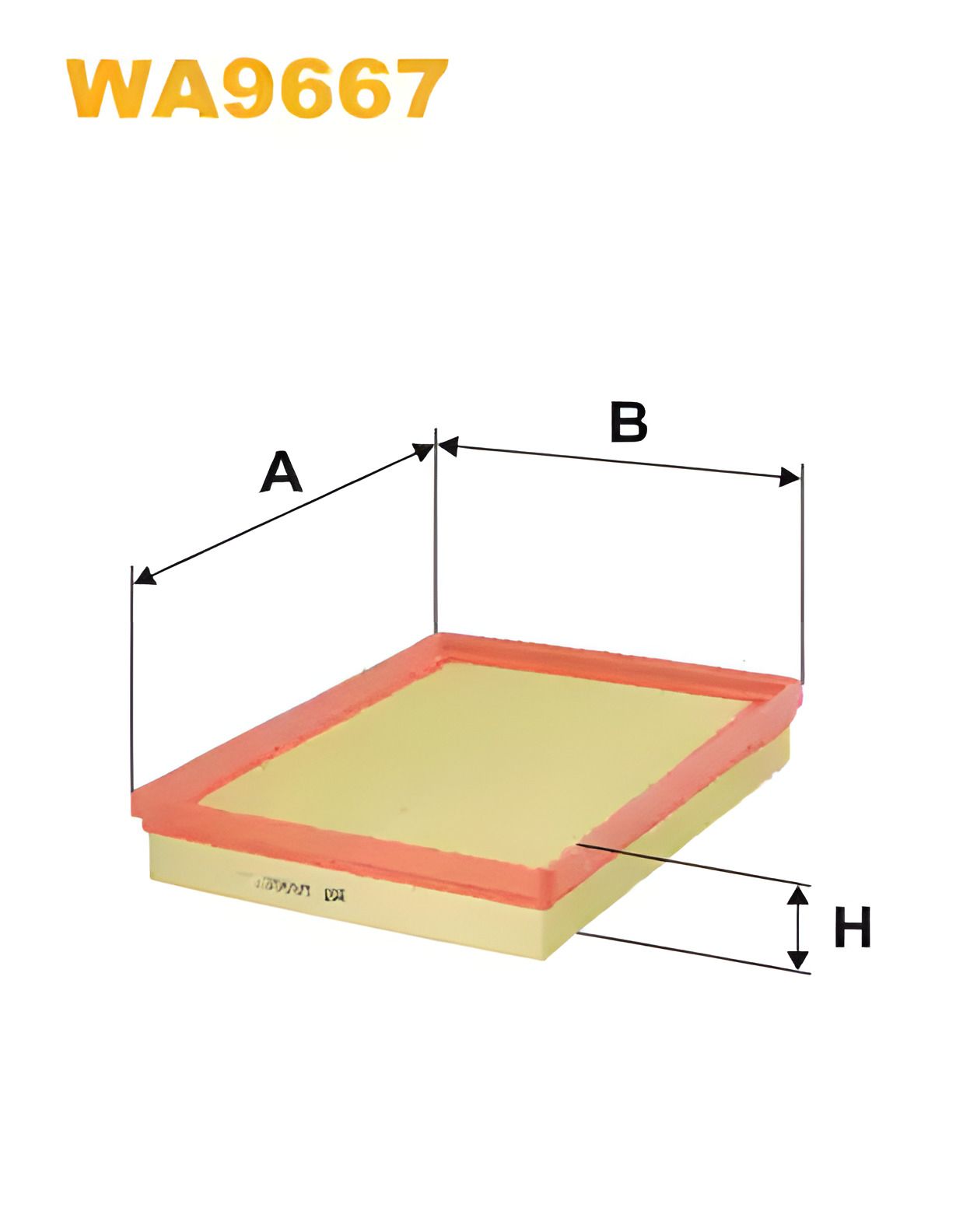 Повітряний фільтр KIA MAGENTIS, WIX FILTERS (WA9667) Повітряний фільтр KIA MAGENTIS, WIX FILTERS (WA9667)