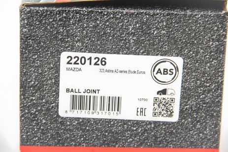 Опора кульова (передня/знизу) для Mazda 323 89-98, A.B.S. (220126) Опора кульова (передня/знизу) для Mazda 323 89-98, A.B.S. (220126)