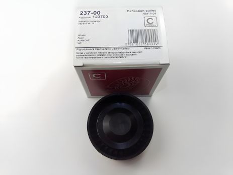 Ролик ременя генератора паразитний для AUDI, виробник CAFFARO (237-00), пласт. (059903341G)