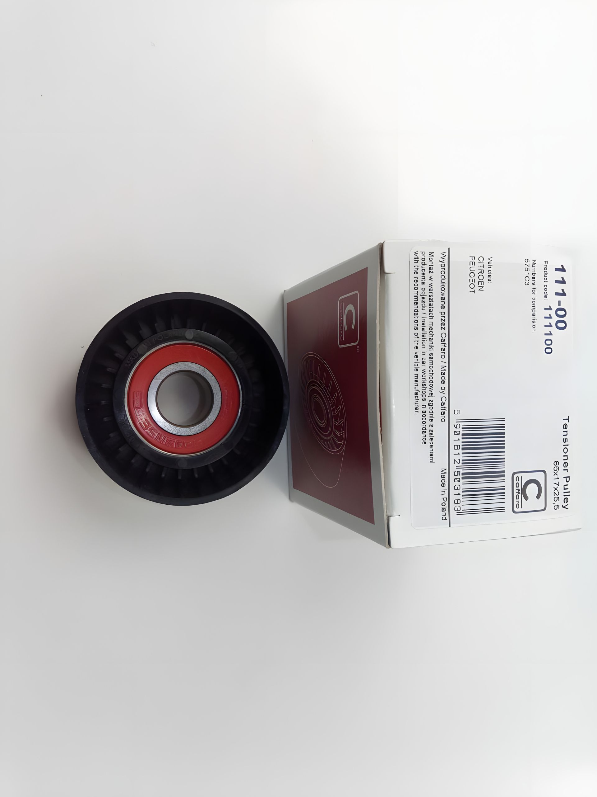 Ролик ремня генератора натяжной PEUGEOT/CITROEN, CAFFARO (111-00) пласт. (5751.C3) Ролик ремня генератора натяжной PEUGEOT/CITROEN, CAFFARO (111-00) пласт. (5751.C3)