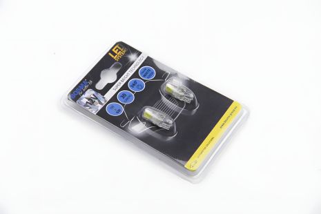 Автомобільна лампа T10 LED 12V 2xCOB білий набір 2шт BOSMA 5394 Автомобільна лампа T10 LED 12V 2xCOB білий набір 2шт BOSMA 5394