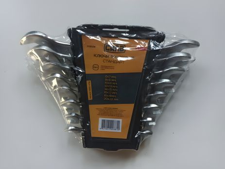 Ключи (набор) СИЛА (202038) 8 шт. в пластике/Стандарт/рожковые