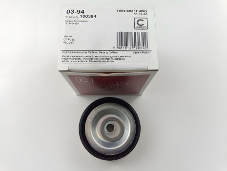 Ролик ременя генератора натяжний PEUGEOT/CITROEN, CAFFARO (03-94) (5751.97) Ролик ременя генератора натяжний PEUGEOT/CITROEN, CAFFARO (03-94) (5751.97)
