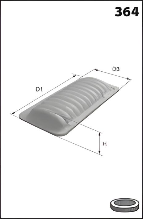 Воздушный фильтр TOYOTA AVENSIS, MECAFILTER (ELP9134) Воздушный фильтр TOYOTA AVENSIS, MECAFILTER (ELP9134)