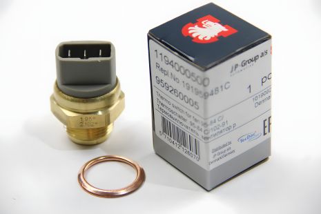 Вентилятора датчик вмикання (2-х швидкісний) AUDI A4/A6/VW Golf III 1.0-4.2 71-02 (95°-85°/102°-92°C, JP Group