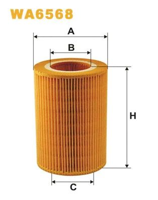 Фільтр повітряний SMART FORTWO, WIX FILTERS (WA6568)