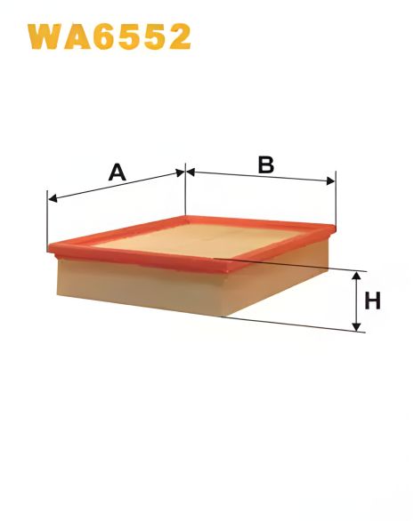 Повітряний фільтр LAND ROVER, WIX FILTERS (WA6552)