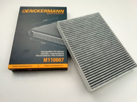 Фільтр салону VAG VW GOLF IV 97-, DENCKERMANN (M110007) вугільний