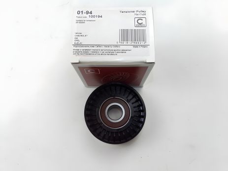 Генераторный натяжной ролик Lacetti, CAFFARO (01-94) ф70 мм пластик (96183113/9618493) Генераторный натяжной ролик Lacetti, CAFFARO (01-94) ф70 мм пластик (96183113/9618493)