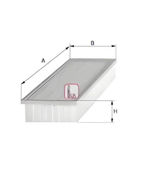 Воздушный фильтр SOFIMA для RENAULT ESPACE (S3039A)