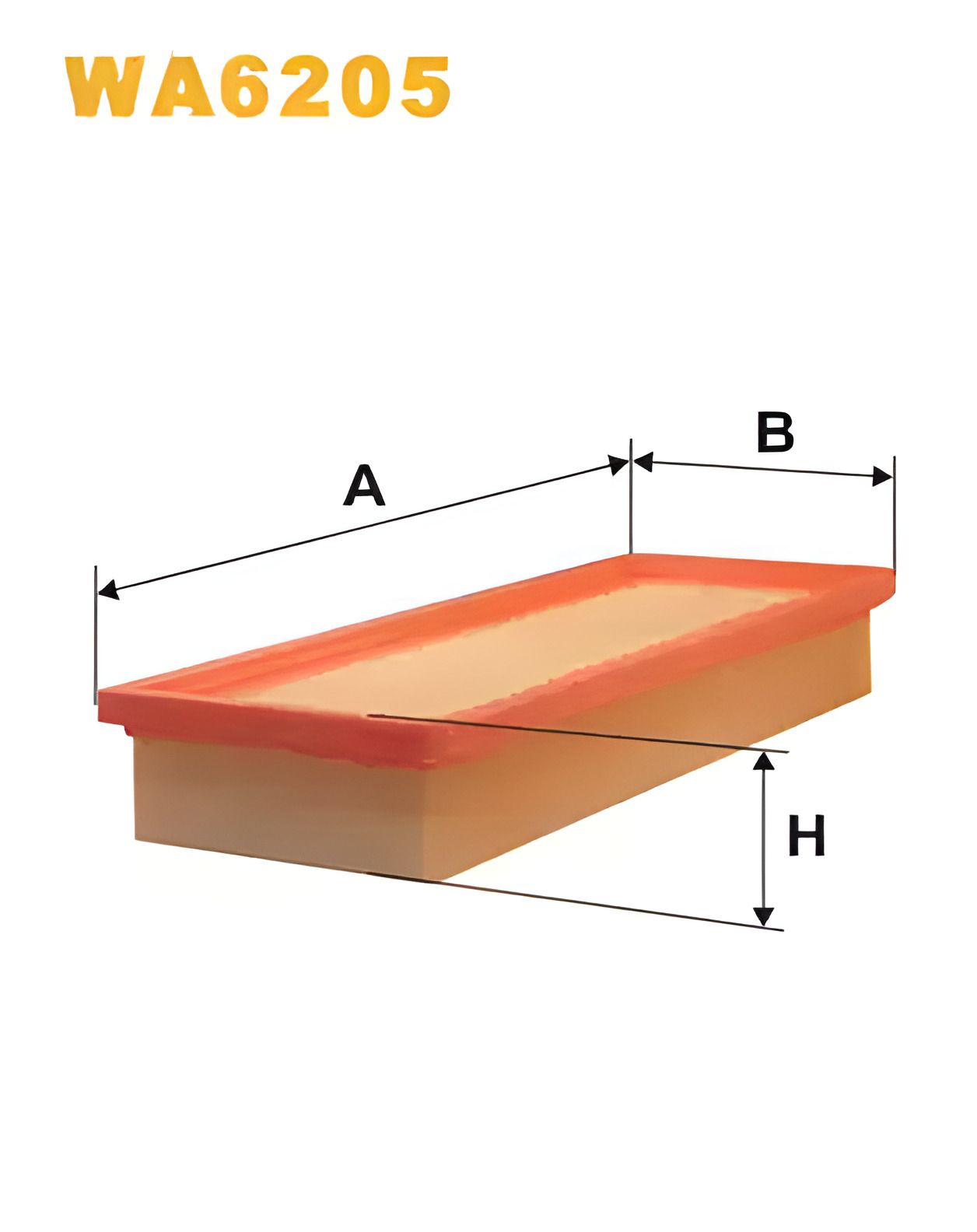 Повітряний фільтр для INNOCENTI ELBA, FIAT FIORINO, WIX FILTERS (WA6205) Повітряний фільтр для INNOCENTI ELBA, FIAT FIORINO, WIX FILTERS (WA6205)