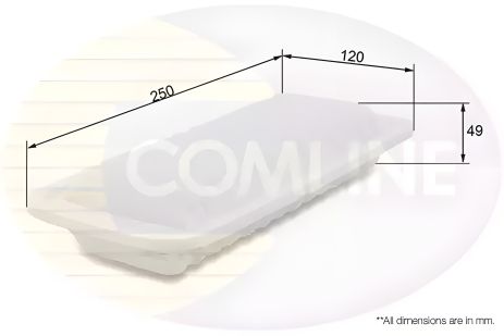 Воздушный фильтр для DAIHATSU CHARADE, SUBARU TREZIA, TOYOTA RAUM, COMLINE (CTY12035)