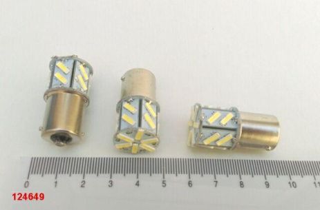 Світлодіод C/C 12V P21W 1156 18SMD (70 x 14) Білий
