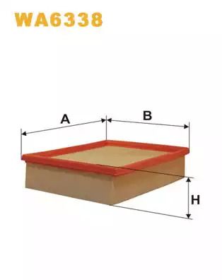 Фільтр повітряний OPEL VECTRA, WIX FILTERS (WA6338)